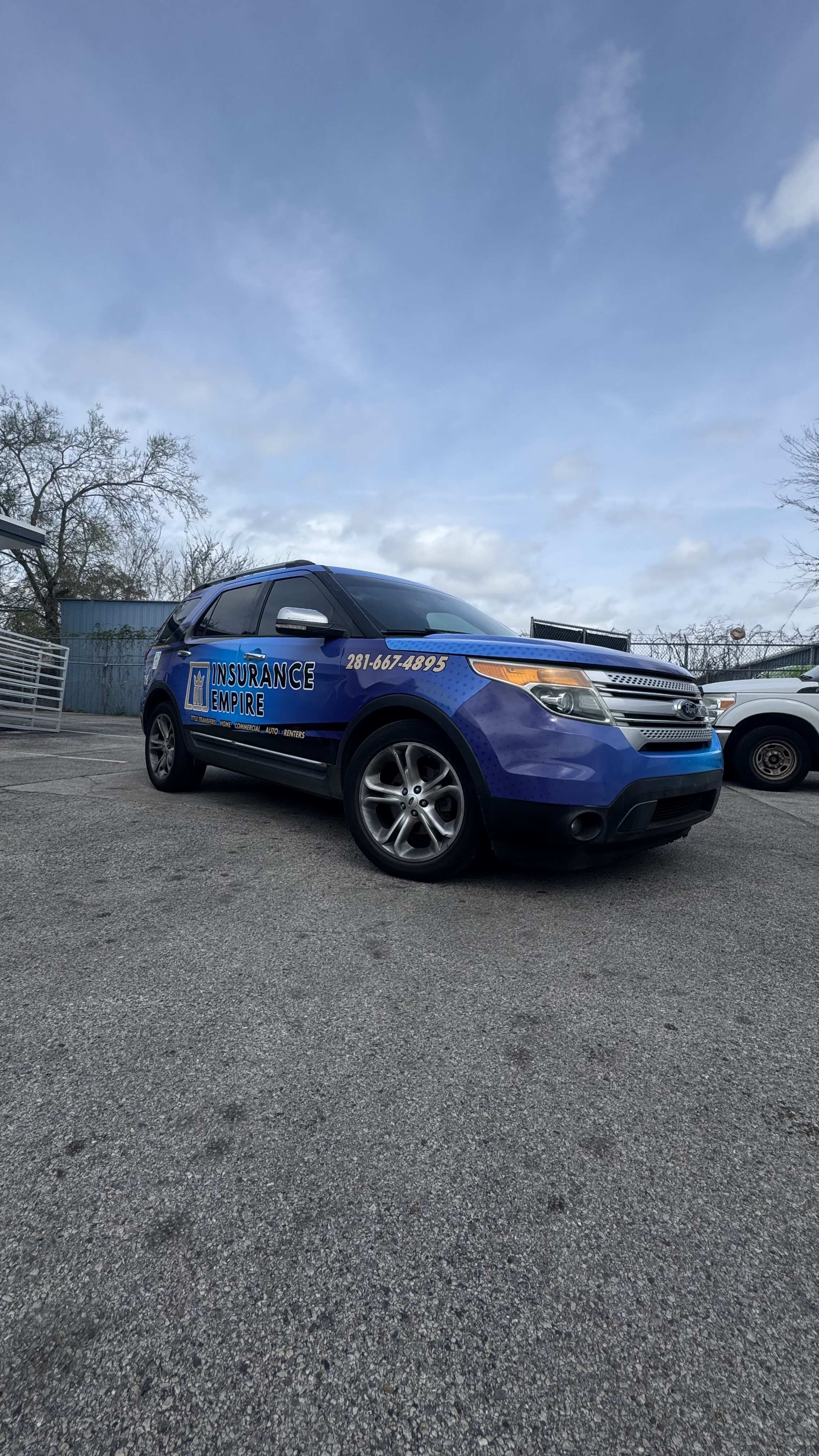 Empire Insurance vehicle wrap, Houston, TX