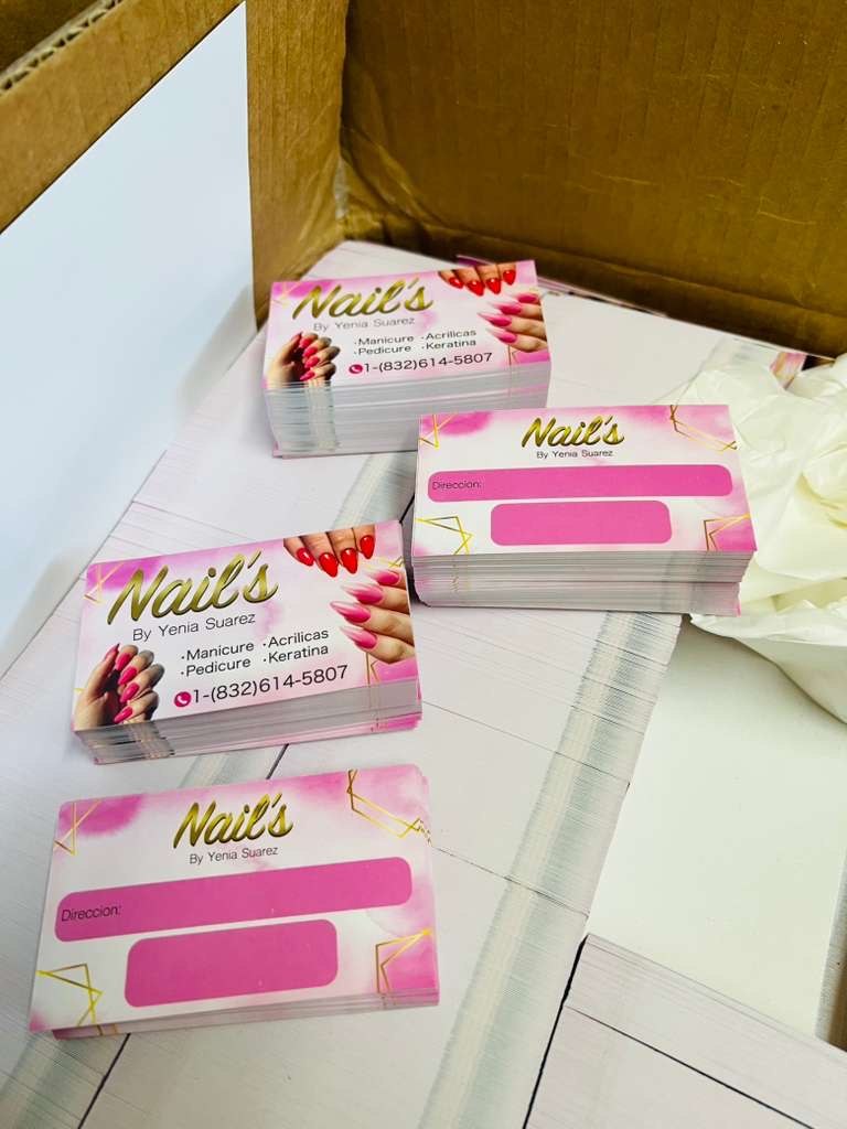 Business Cards - Glossy Finish printed materials, Houston, TX